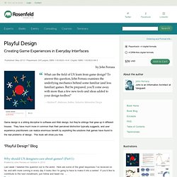 Rosenfeld Media - Playful Design Book Site