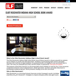Eliot Rosewater Indiana High School Book Award (The Rosie)