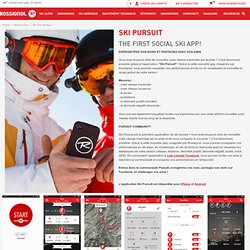 Ski Pursuit App Autres sites ROSSIGNOL : ski, snowboard, chaussures de ski, casque, masque, vêtements de ski