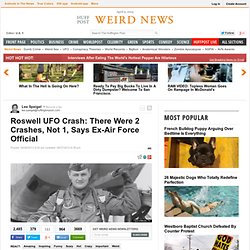 Roswell UFO Crash: There Were 2 Crashes, Not 1, Says Ex-Air Force Official