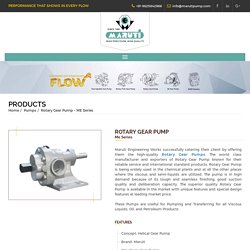 Top Quality Rotary Gear Pumps in India