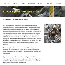 RC Rotating Head CutOff Machines - Hautau