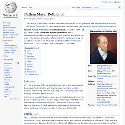 Nathan Mayer Rothschild