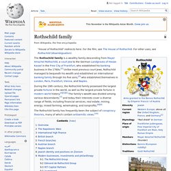 Rothschild family - Wikipedia