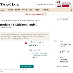 Rotisserie Chicken Panini Recipe: How to Make It