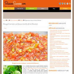 Rougail tomate combava recette de la Réunion