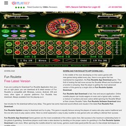 Fun Roulette App Download & Update 2021 - Free - Latest Version