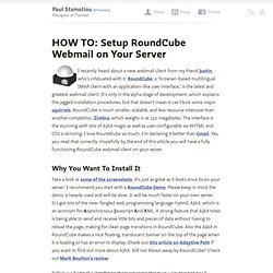 HOW TO: Setup RoundCube Webmail on Your Server