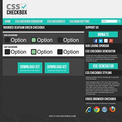 Rounded Seafoam Green Checkbox