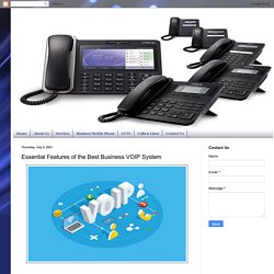 Essential Features of the Best Business VOIP System