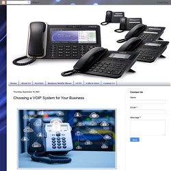 Choosing a VOIP System for Your Business