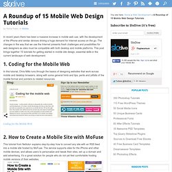 A Roundup of 15 Mobile Web Design Tutorials