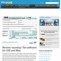Review roundup: Tax software for iOS and Mac