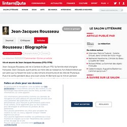 Rousseau : Biographie