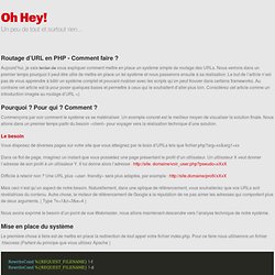 Routage d'URL en PHP - Comment faire ? - Oh Hey !