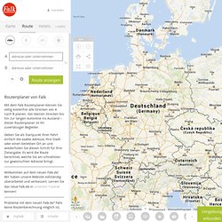 Routenplaner - Kostenlose Routenplanung