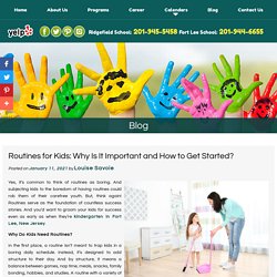 Routines for Kids: Why Is It Important and How to Get Started?