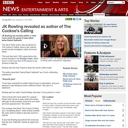 JK Rowling revealed as author of The Cuckoo's Calling - FrontMotion Firefox