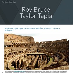 Roy Bruce Taylor Tapia