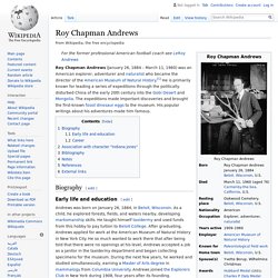 Roy Chapman Andrews