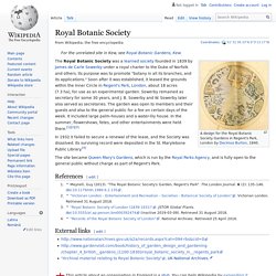 Royal Botanic Society