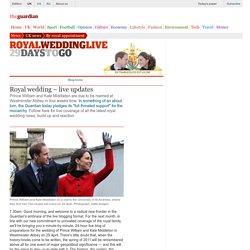Royal wedding – live updates