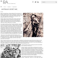 RACV RoyalAuto - Australia's secret war