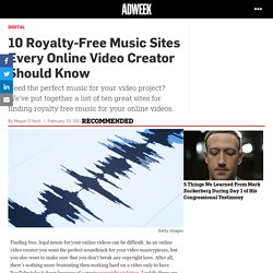 10 Royalty-Free Music Sites Every Online Video Creator Should Know