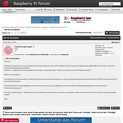 RPi für Emulation