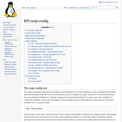 RPi raspi-config - eLinux.org