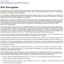 RSA Encryption