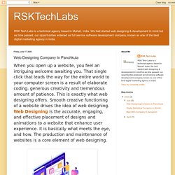 RSKTechLabs: Web Designing Company In Panchkula