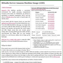 RStudio Server Amazon Machine Image (AMI) - Louis Aslett