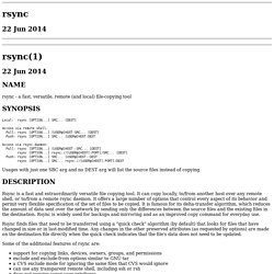 rsync