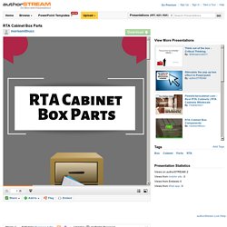 RTA Cabinet Box Parts