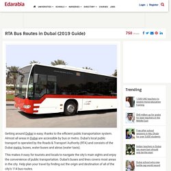 RTA Bus Routes in Dubai (2019 Guide)