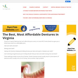 rtcsmiles - The Best, Most Affordable Dentures in Virginia