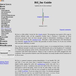 Rtl_fm Guide: Updates for rtl_fm overhaul