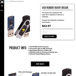 USB Rubber Ducky Deluxe – Hackaday Store