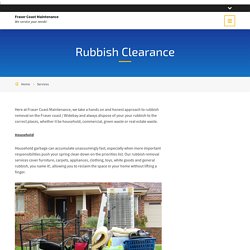 Rubbish Clearance Expert in Hervey Bay