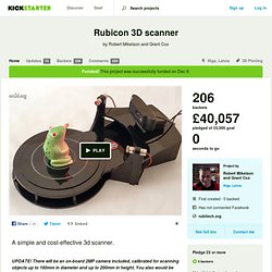 Rubicon 3D scanner by Robert Mikelson and Grant Cox