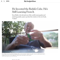 Rubik’s Cube Inventor Opens Up About His Creation in New Book 'Cubed'