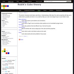 Rubik's Cube theory