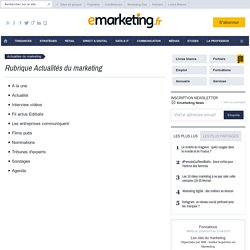 E-marketing. Fr – L’actu de marketing
