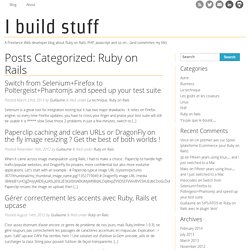 Ruby on Rails - Blogueur - Guillaure Barillot