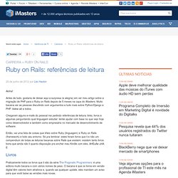 Ruby on Rails: referências de leitura