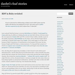 RDF in Ruby revisited