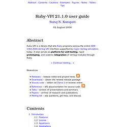 Ruby-VPI 20.0.0 user guide