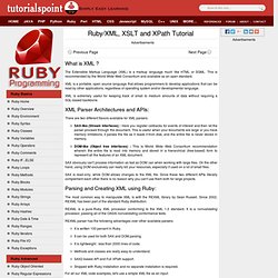 Ruby/XML, XSLT and XPath Tutorial