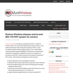 Ruckus Wirless 802.11n article